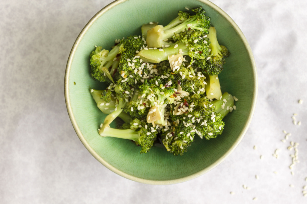 Sweet and Sour Sesame Broccoli