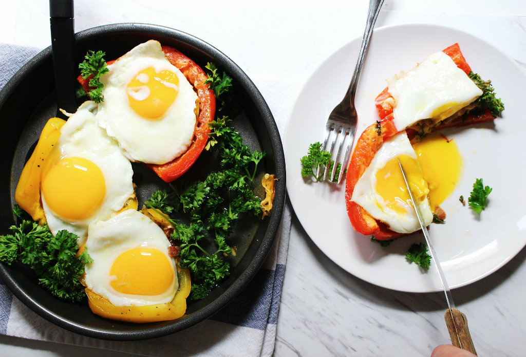 Breakfast Stuffed Bell Peppers