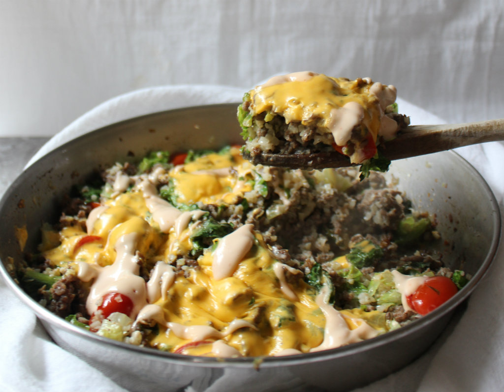 American Cheeseburger Skillet