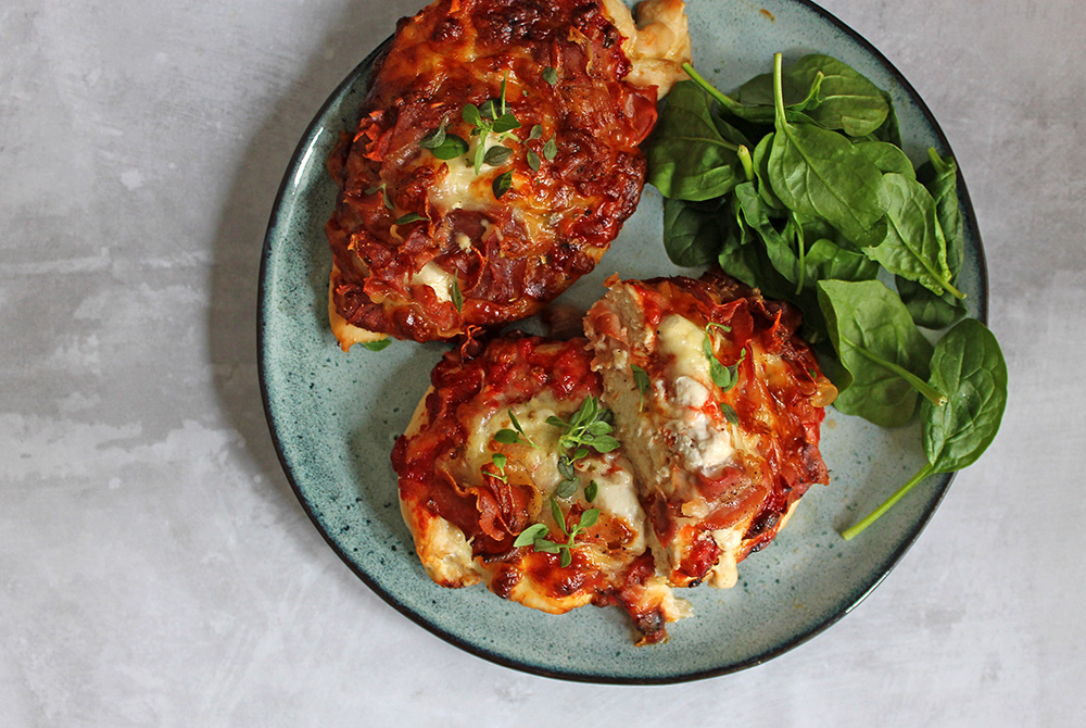 Prosciutto and Mozzarella Pizza Chicken