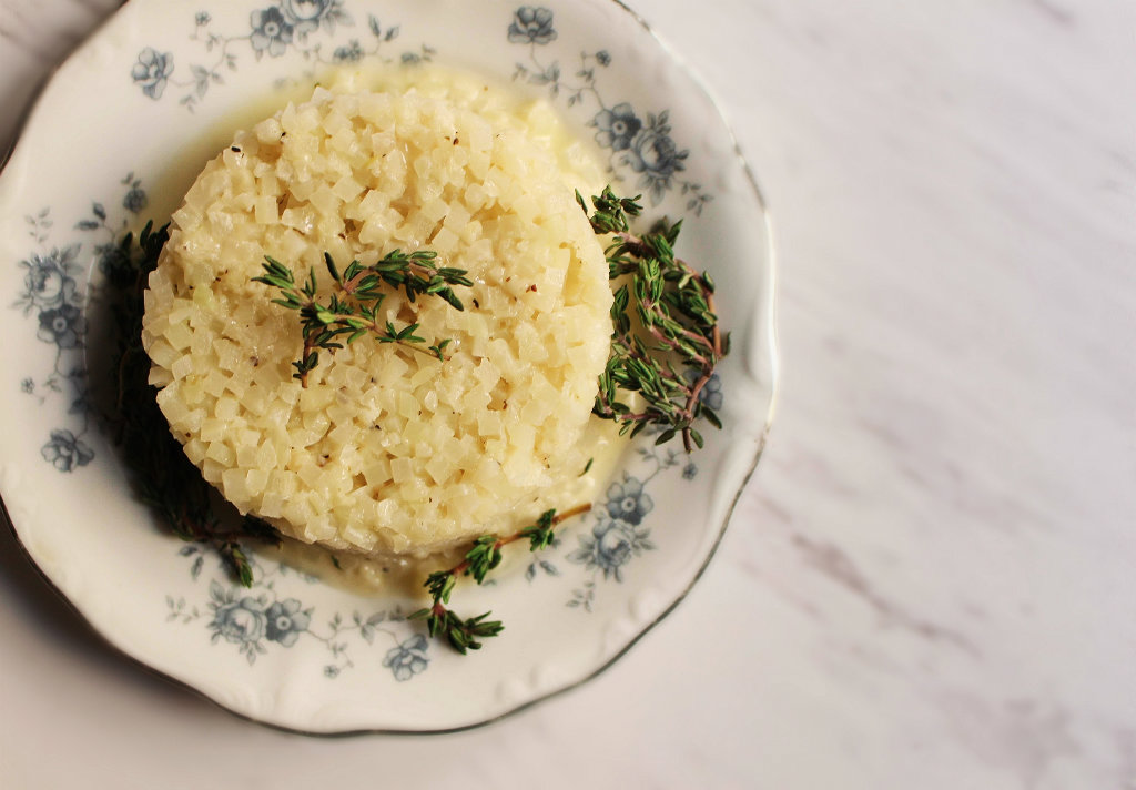 Garlic Cauliflower Risotto