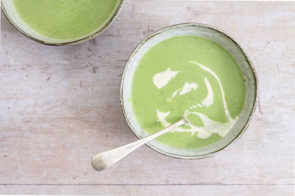 Cauliflower and Spinach Soup