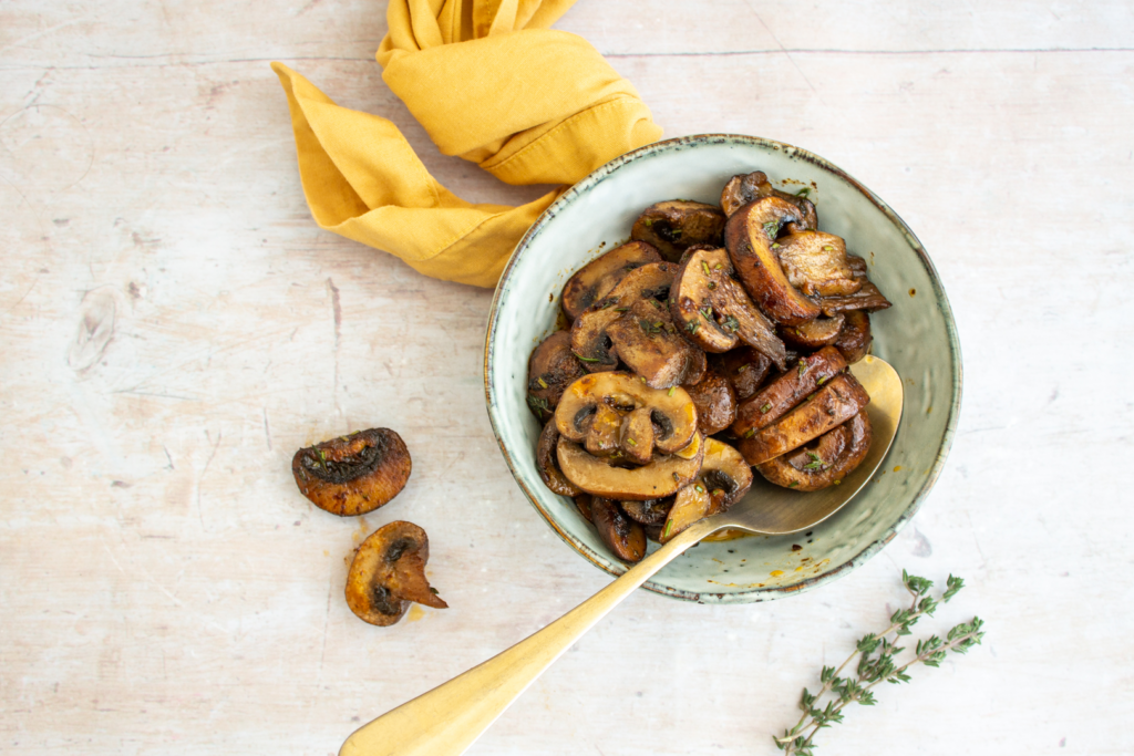 Thanksgiving Smoky Mushrooms