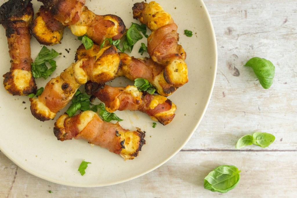 Halloumi Wrapped in Bacon