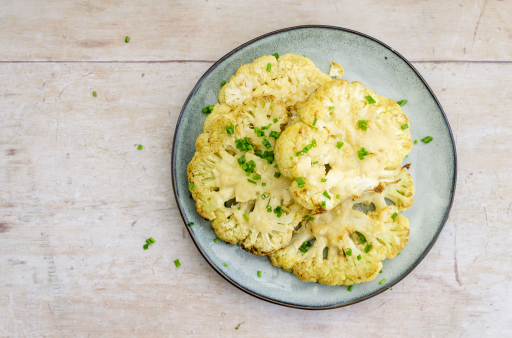 Buttery Parmesan Cauliflower Steaks