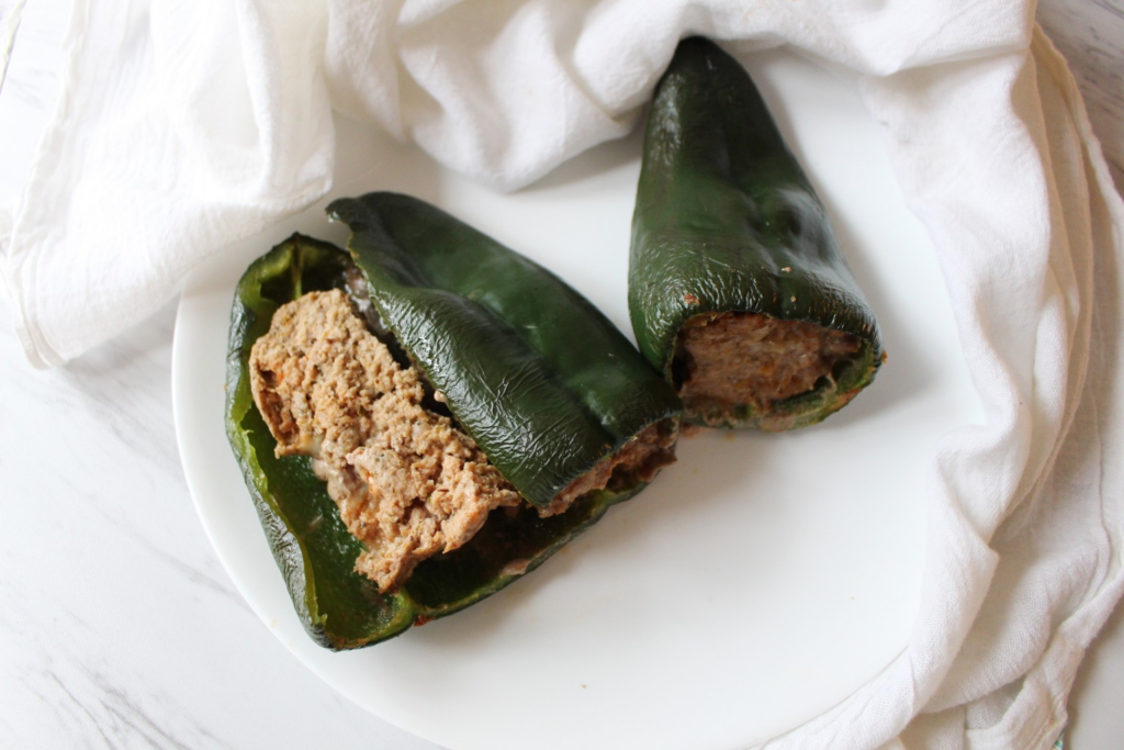 Turkey Meatloaf Poblanos