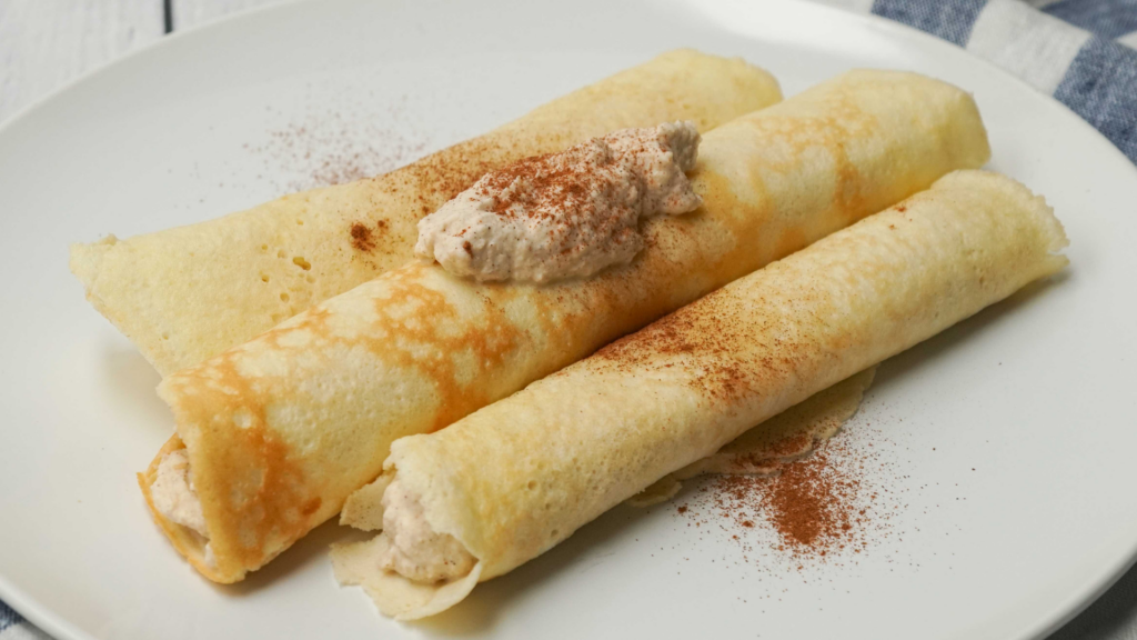 Best Crepes with Spiced Whipped Cream