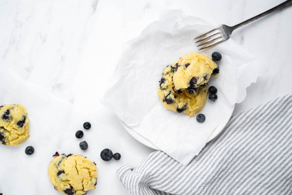 Blueberry Drop Scones