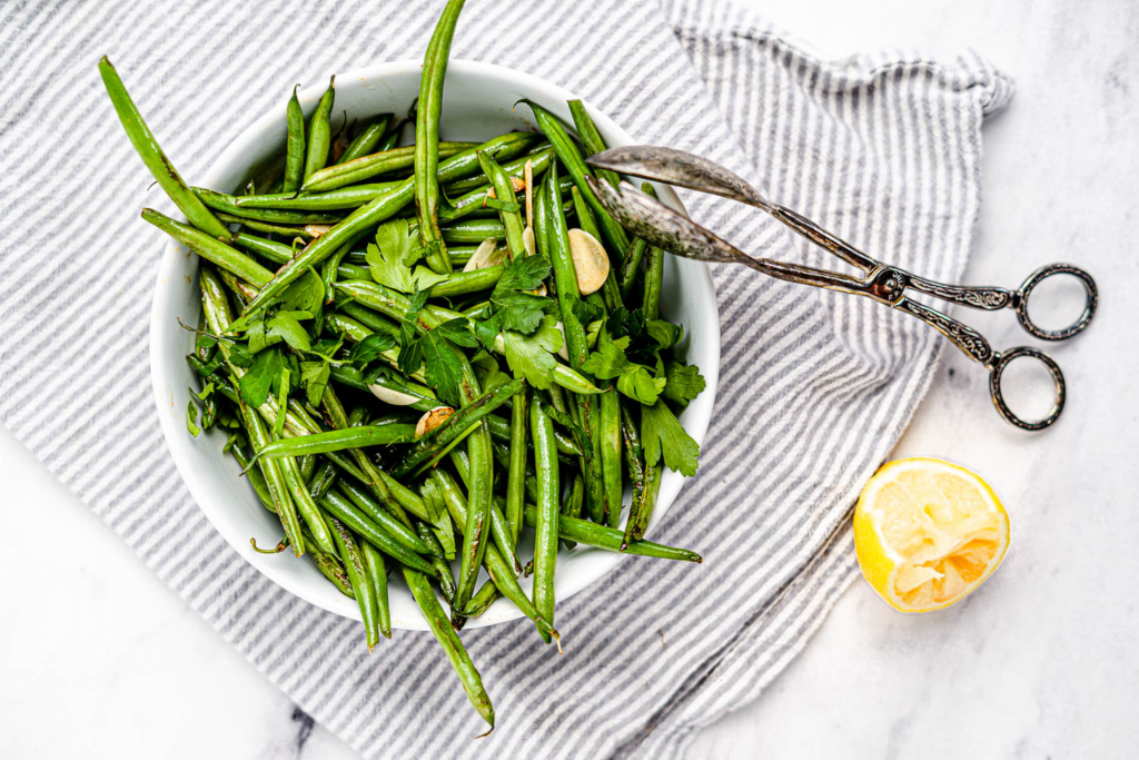 Sauteed Green Beans with Lemon and Parsley