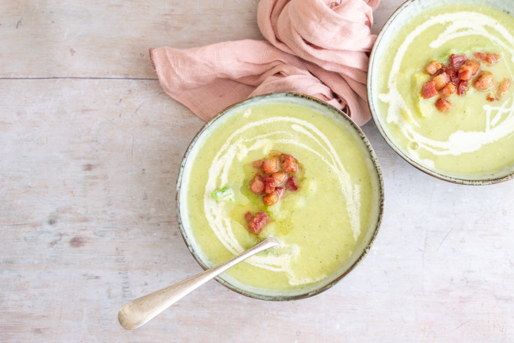 Savoy Cabbage and Pancetta Soup