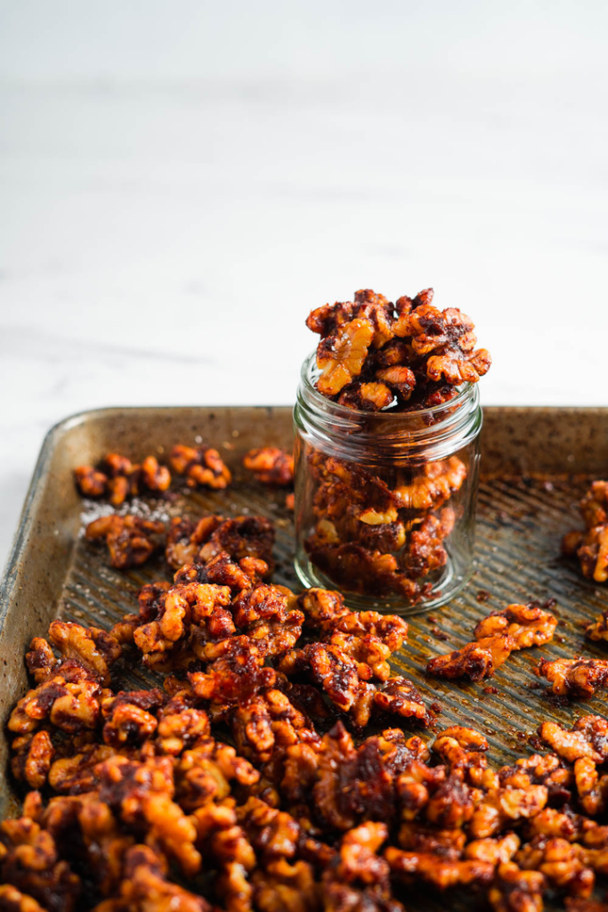 Moroccan Sweet and Spicy Walnuts