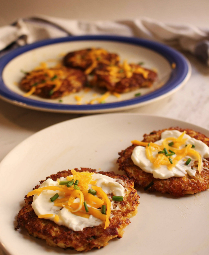 Loaded Cauliflower Medallions