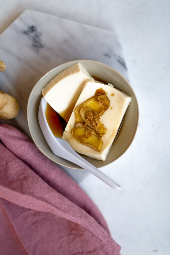 Vegan Brown Sugar Ginger Silken Tofu