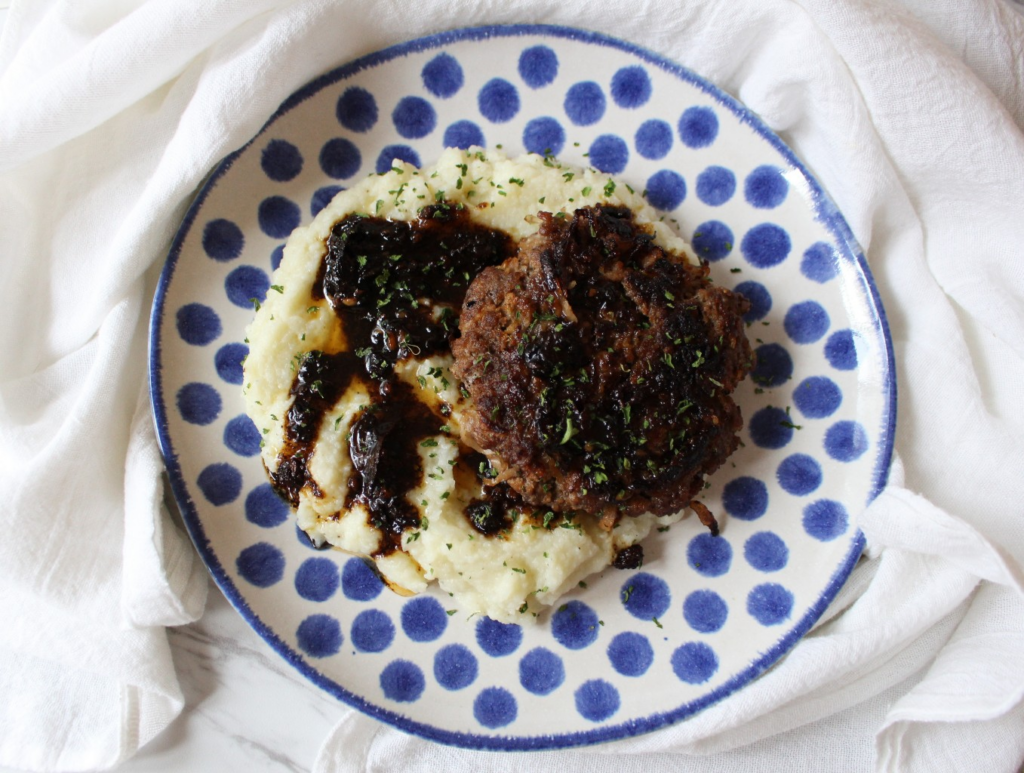 Pork and Sauerkraut Patty Dinner