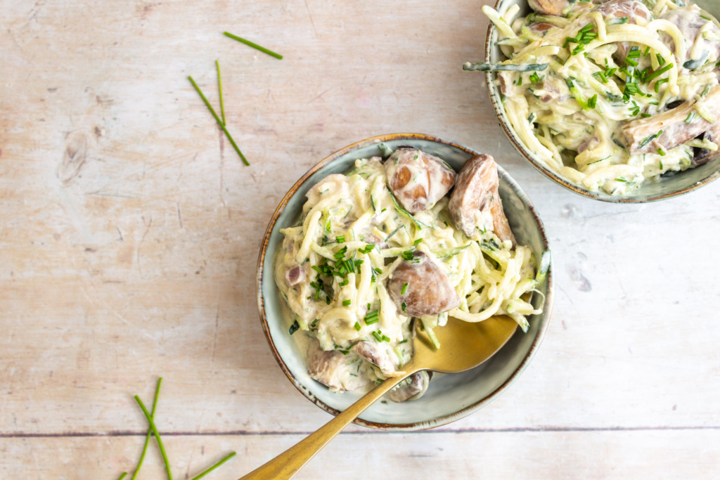 Quick And Easy Creamy Mushroom Pasta