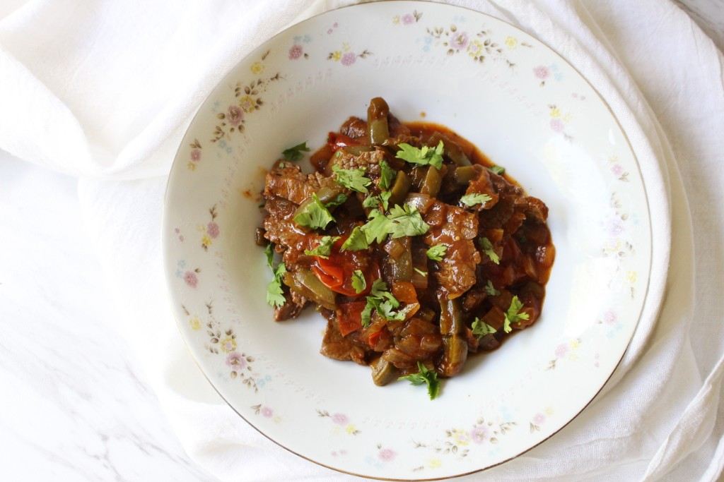 Steak and Nopales Stew