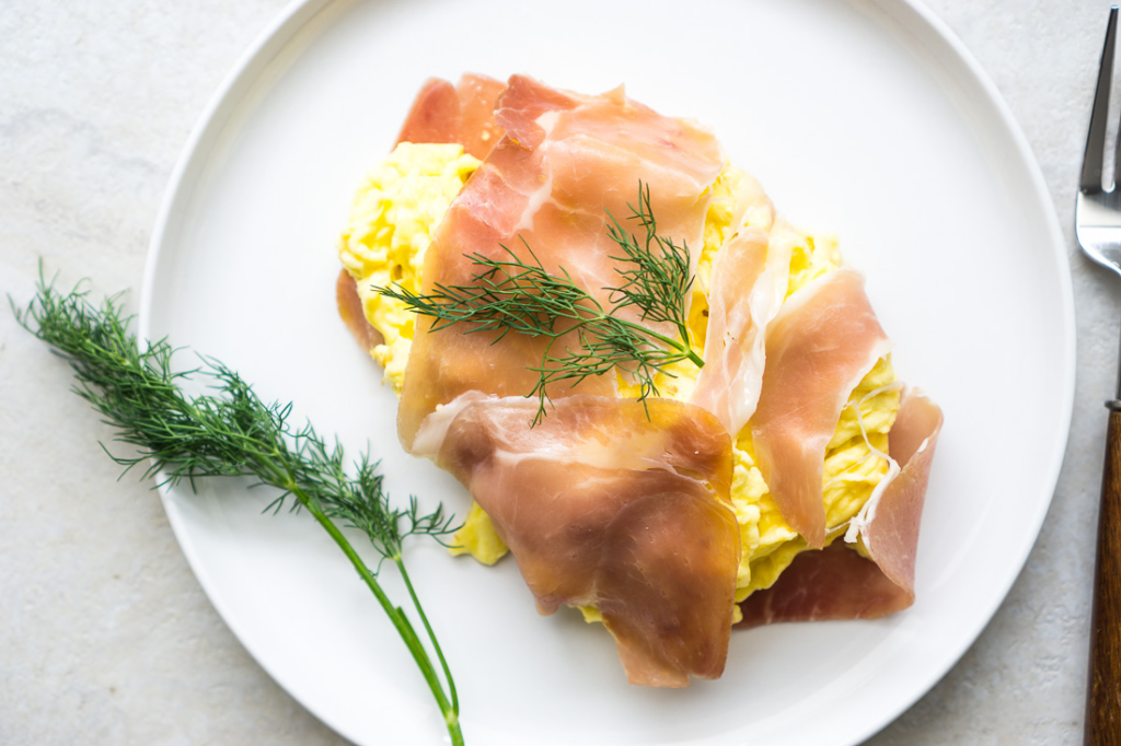 Best Prosciutto Scrambled Eggs