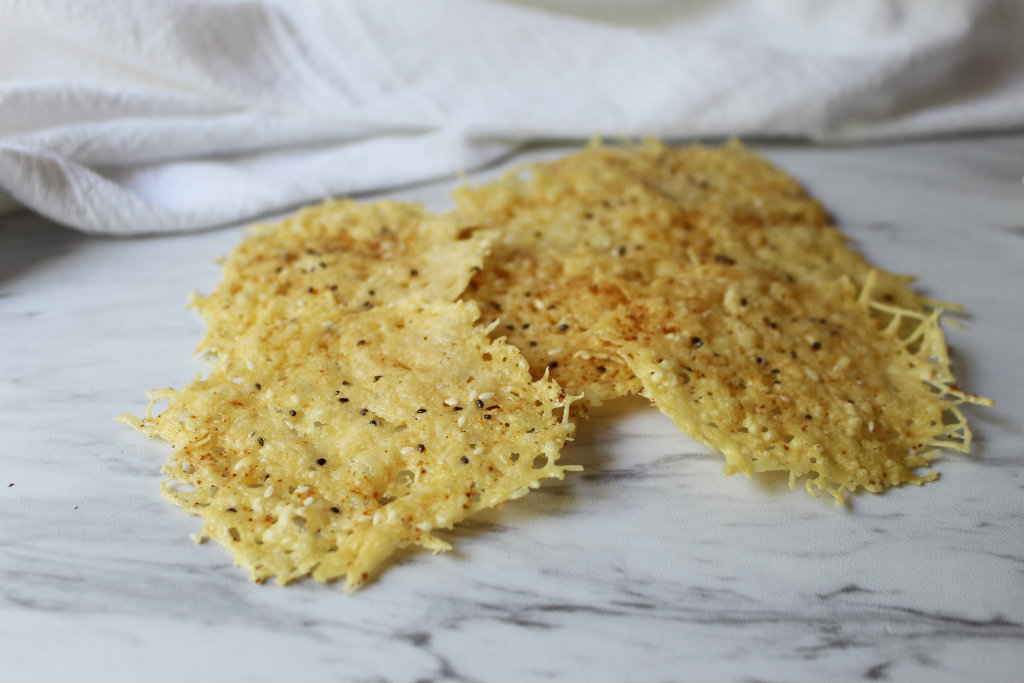 Everything Bagel Parmesan Crisps