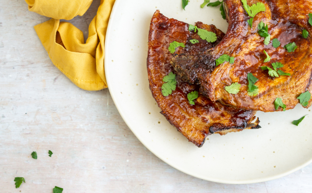 Spiced Rum Pork Chops