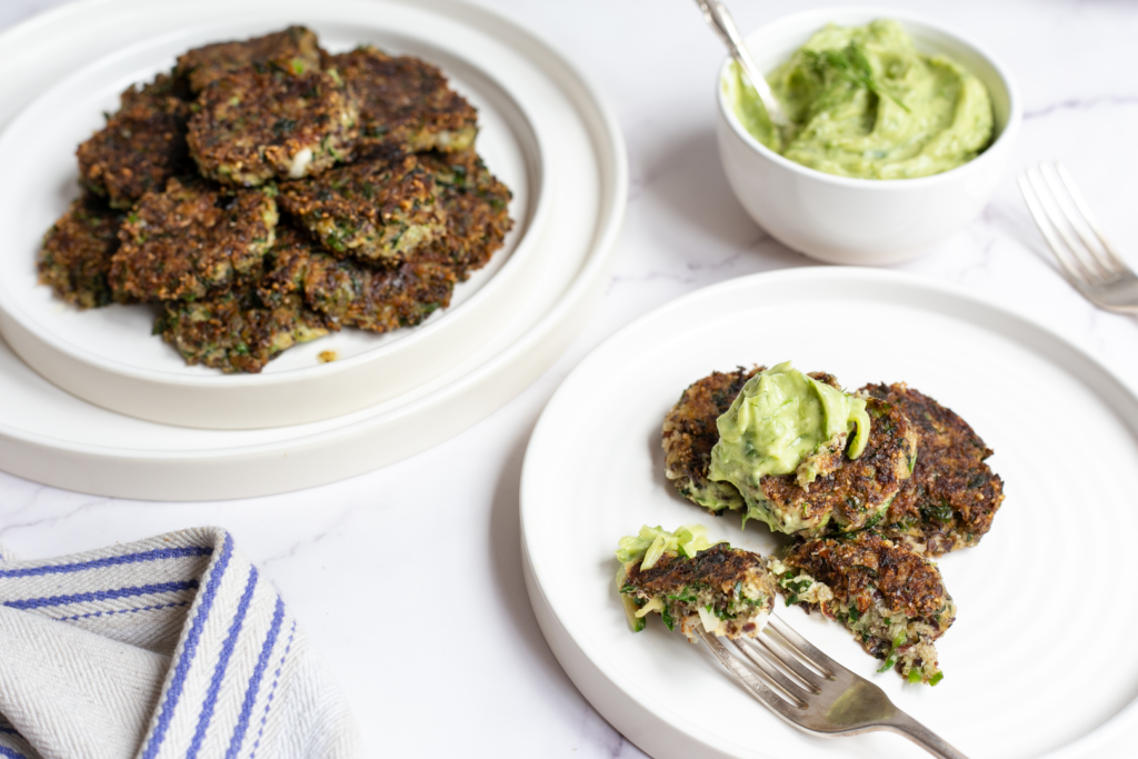 Eco-Kolokithokeftedes / Greek Zucchini Fritters