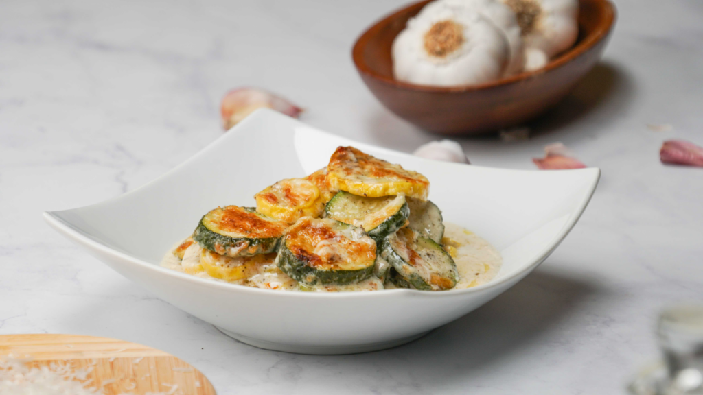 Springtime Squash Au Gratin