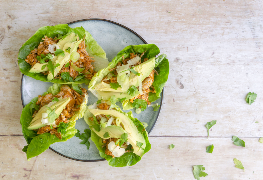 Pulled Jackfruit Lettuce Wrap (Vegan)