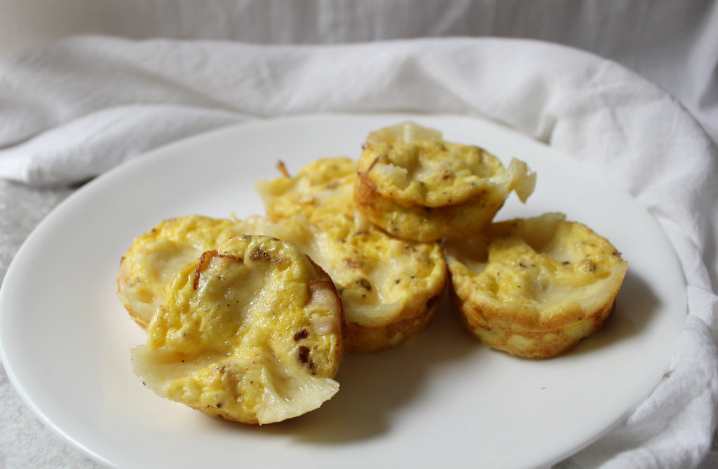 Turkey Swiss Egg Muffin Tops