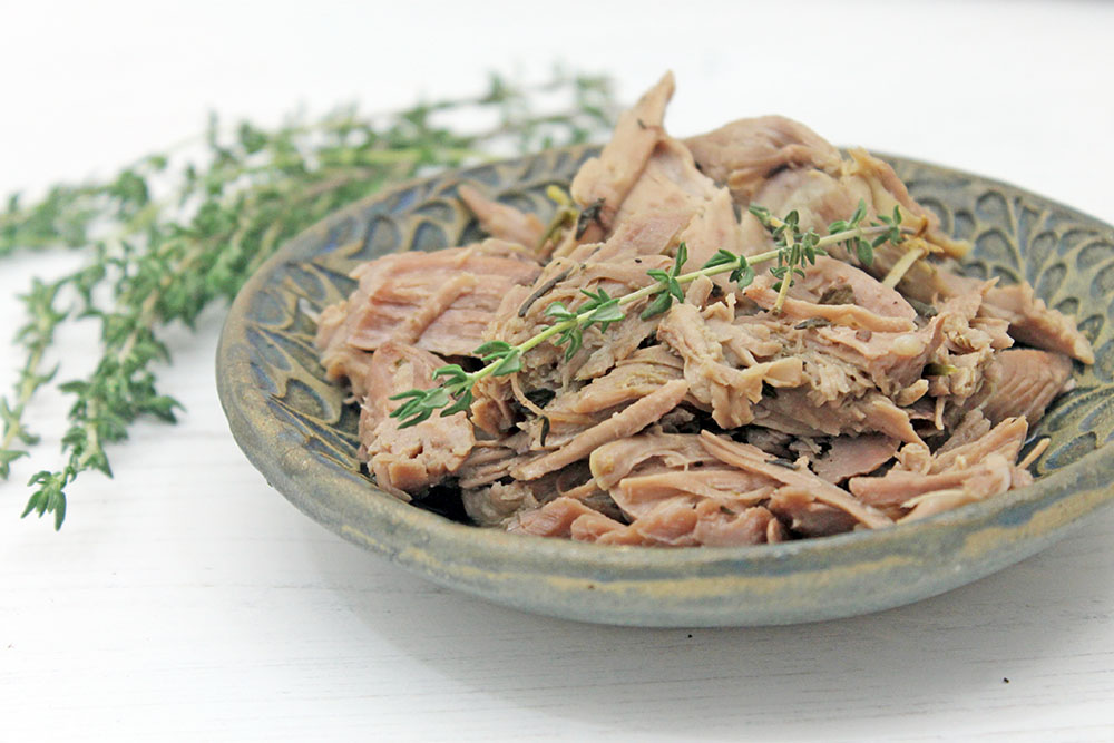 Slow Cooker Pulled Turkey
