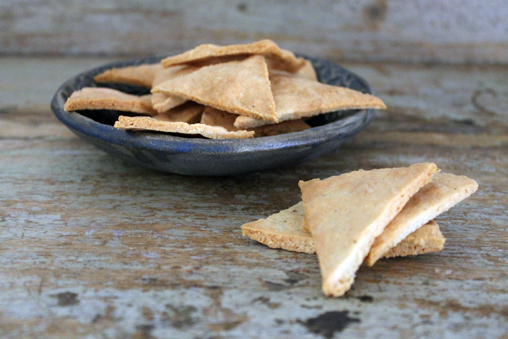 Almond And Parmesan Crackers