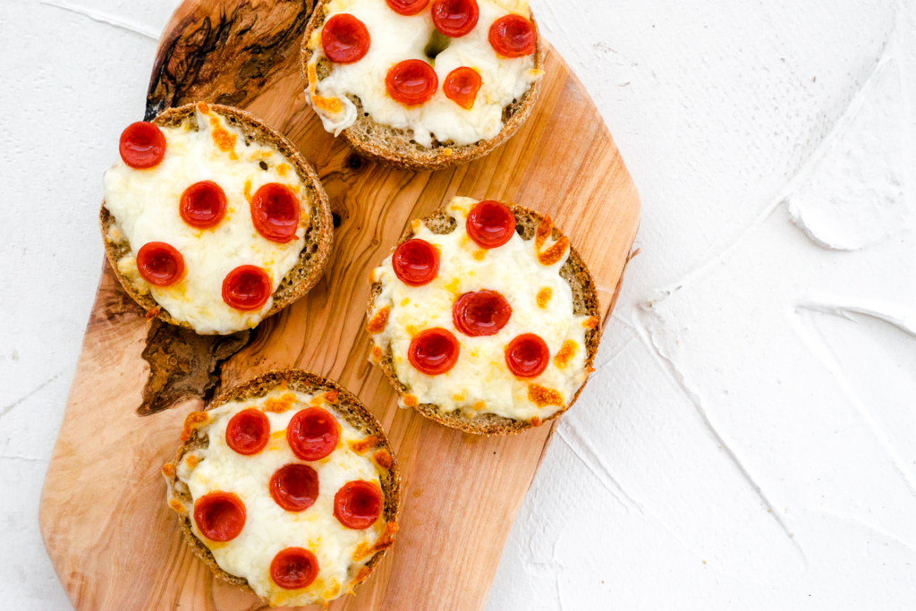 Mini Pepperoni Pizza Bagels