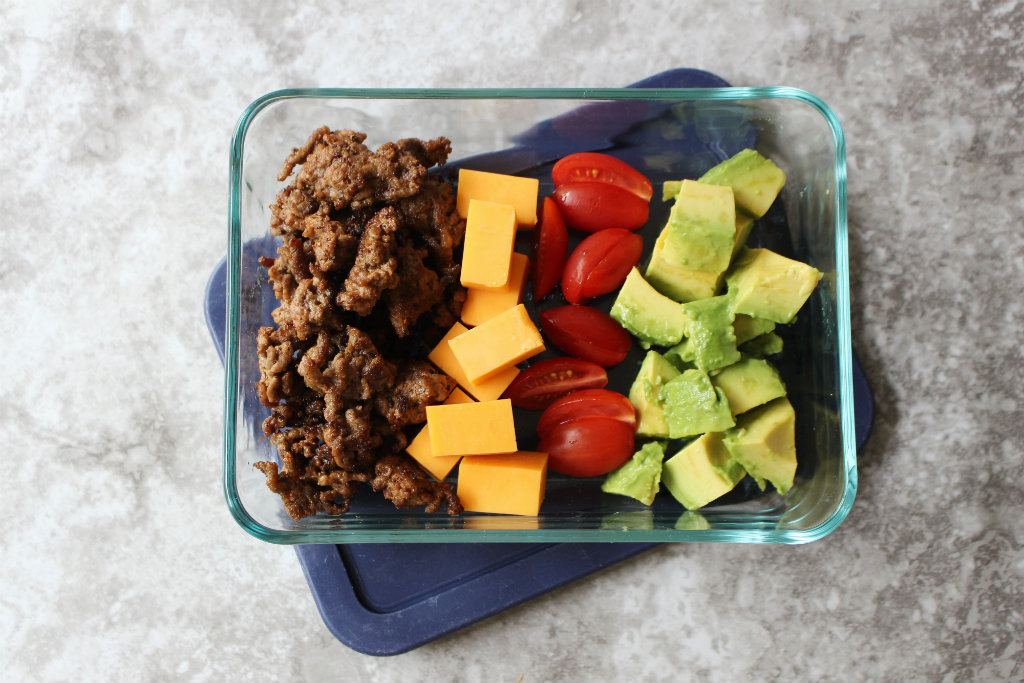 No Lettuce Taco Salad Meal Prep