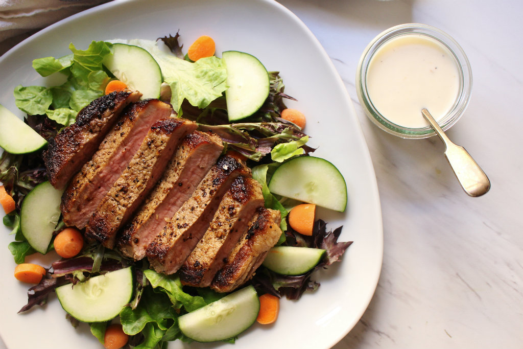Steak Salad With Buttermilk Dressing