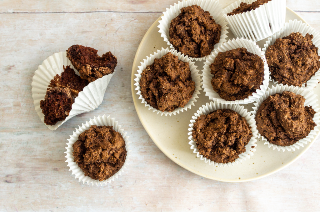 Chocolate Peanut Butter Muffins