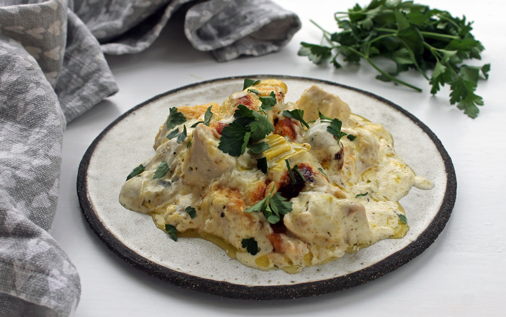 Alfredo Chicken Bake