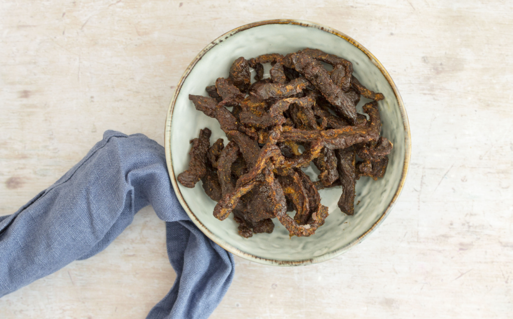 Air Fryer BBQ Beef Jerky