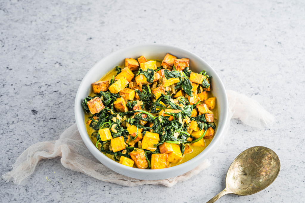 Air Fryer Saag Paneer