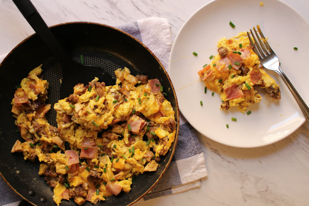 Meat Lover's Egg Scramble