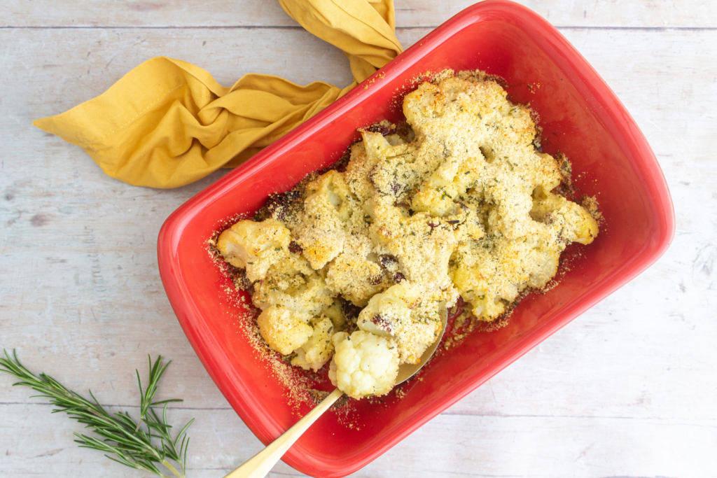 Thanksgiving Cauliflower Bake