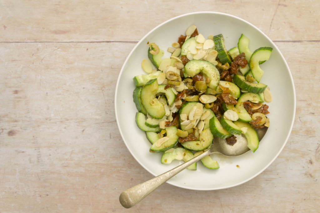 Cucumber and Almond Salad