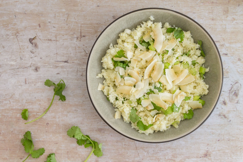 Lime And Coconut Cauliflower Rice