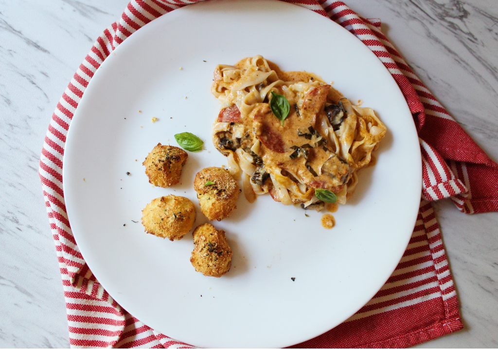 Pizza Pasta w Fathead "Beer" Nuggets