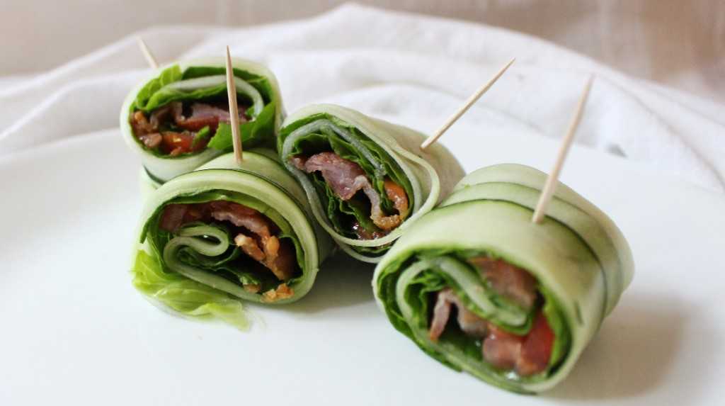 BLT Cucumber Rolls