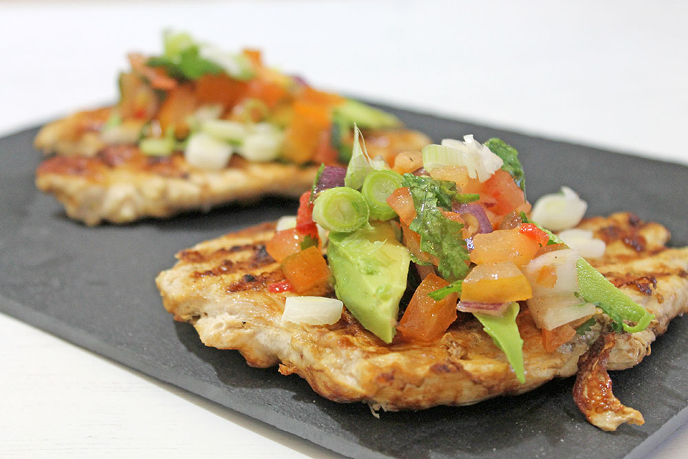 Butterflied Lime Chicken With Pico De Gallo