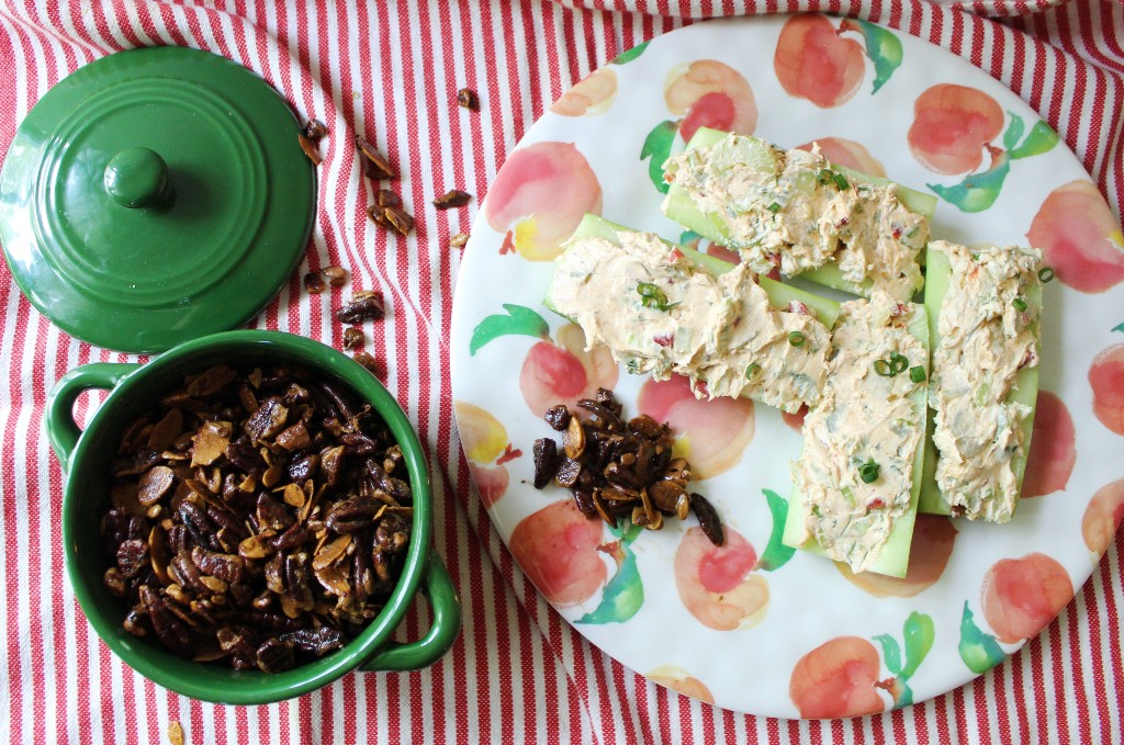 Picnic Veggie Cucumber Sandwiches w Air Fryer Granola