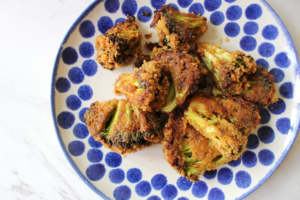 Spicy Baked Broccoli Florets