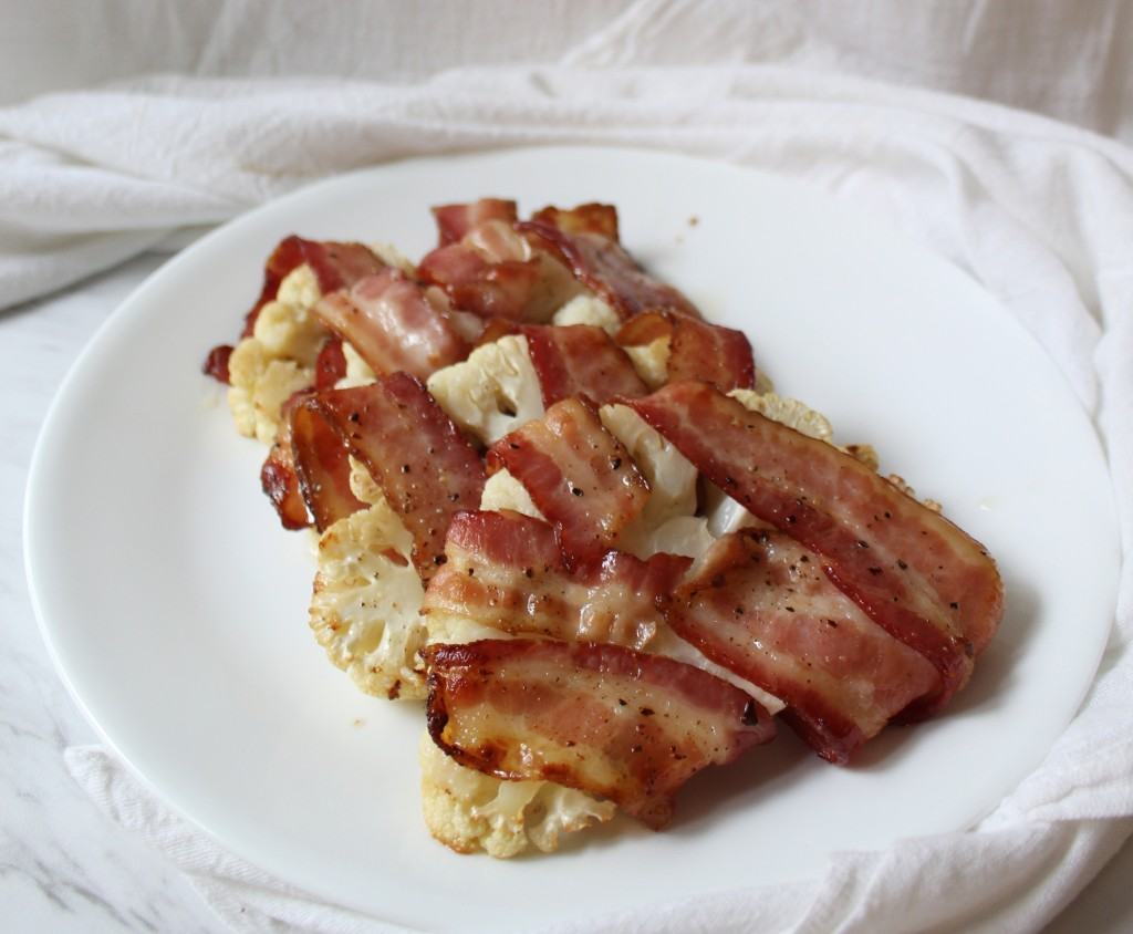 Bacon Wrapped Cauliflower Steaks