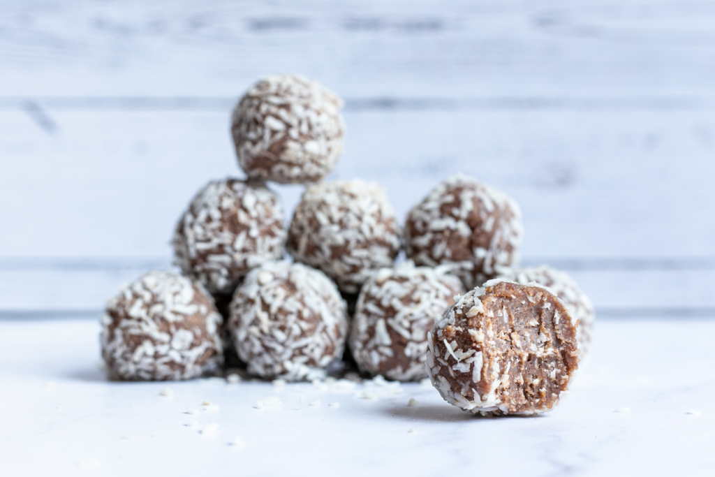 Almond and Coconut Spiced Rum Balls