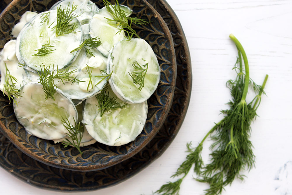 Creamy Cucumber Salad