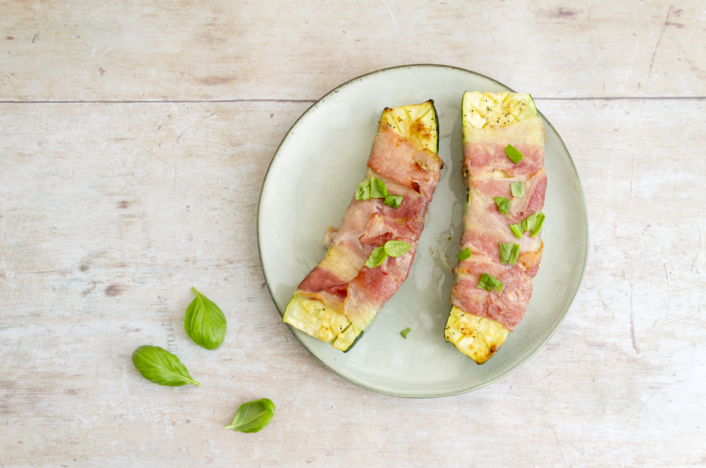 Bacon Wrapped Zucchini