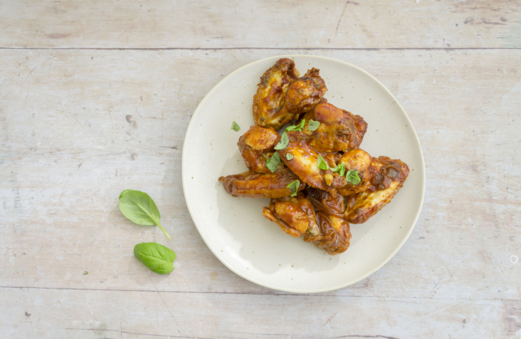 Crockpot Spiced Tamari Chicken Wings